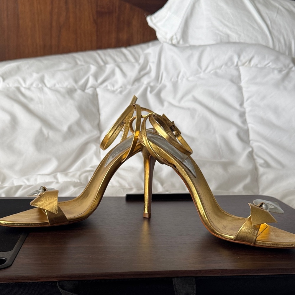 Schultz Elora - Gold Strappy Heels - Picture 6 of 6